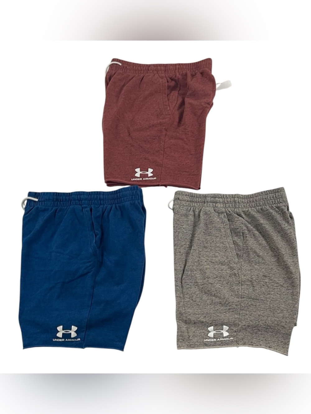 Under Armor Rival Terry Shorts Bundle